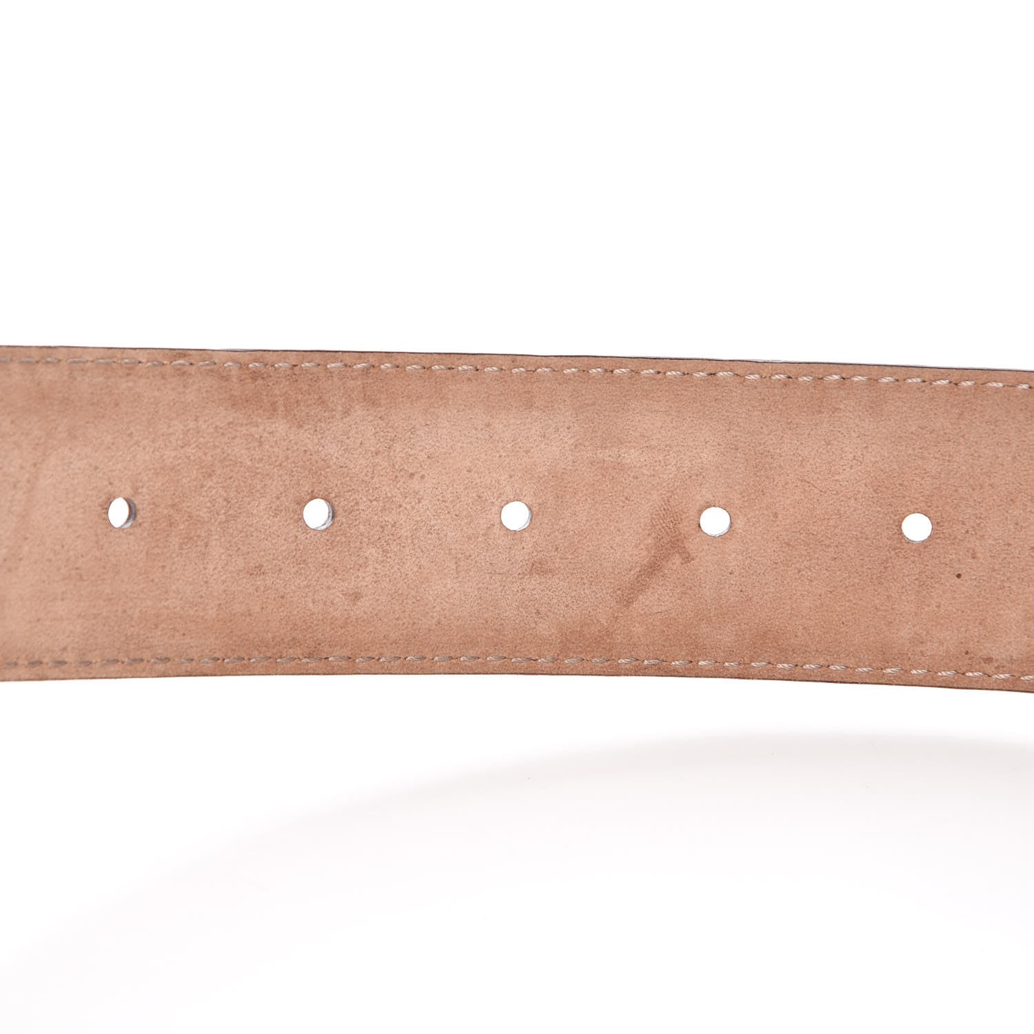Gucci Guccissima Signature Interlocking G 40mm Belt 95 38 Hibiscus Red 5 of 7