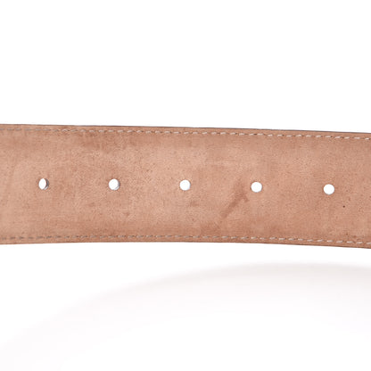 Gucci Guccissima Signature Interlocking G 40mm Belt 95 38 Hibiscus Red 5 of 7