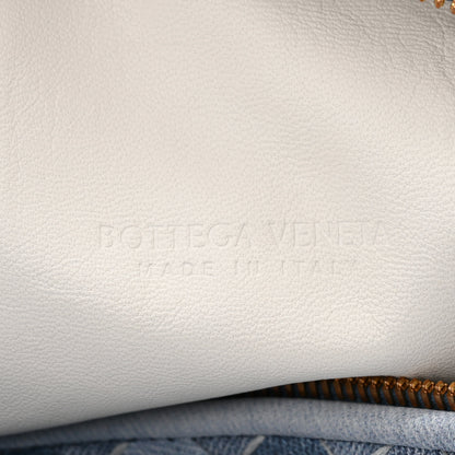 Bottega Veneta Nappa Denim Effect Intrecciato Teen Jodie Hobo Denim 6 of 11