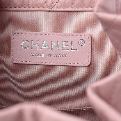 Chanel Aged Calfskin Quilted Gabrielle Backpack Light Pink 6 of 10