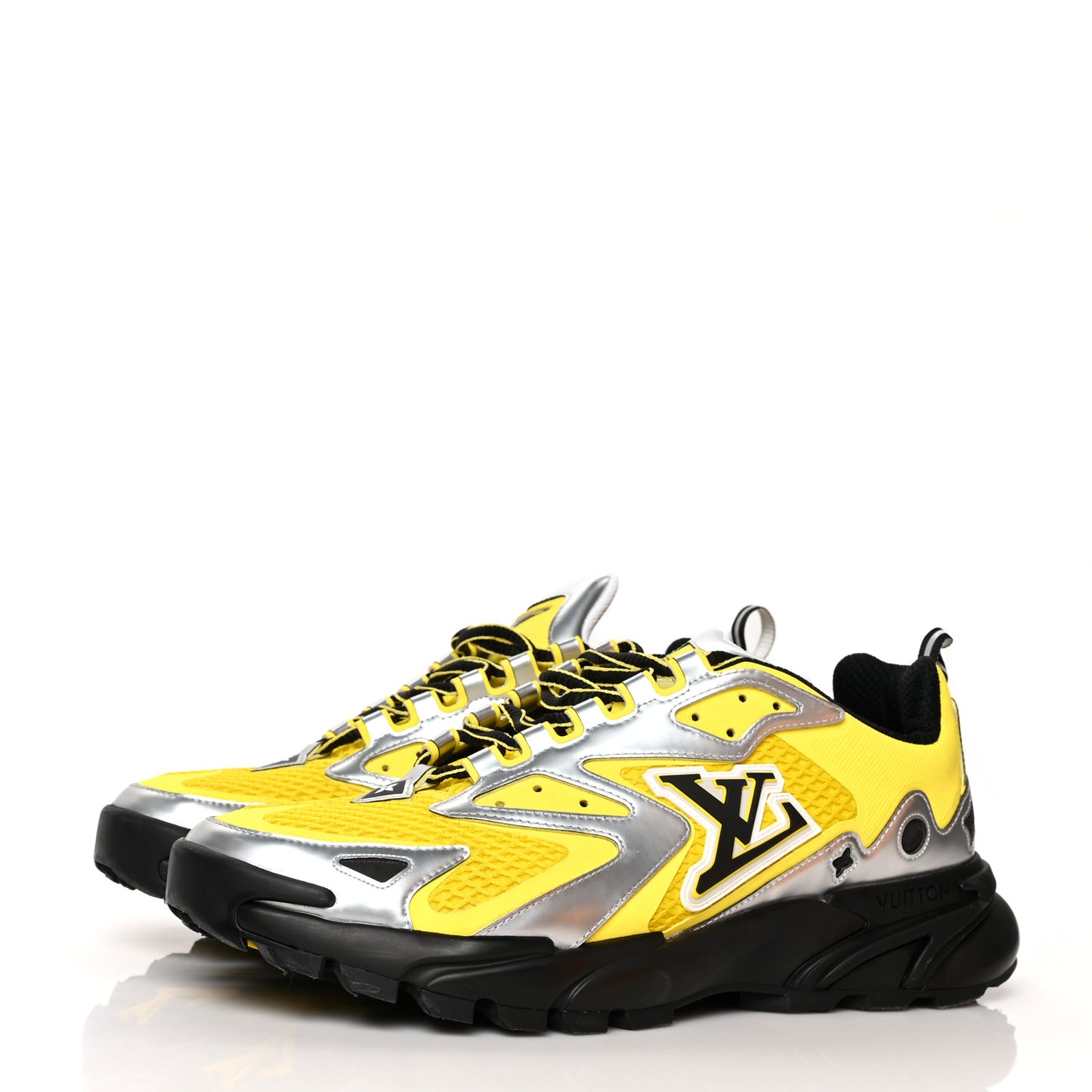Mesh Suede Mens LV Runner Tatic Sneakers 9 Yellow