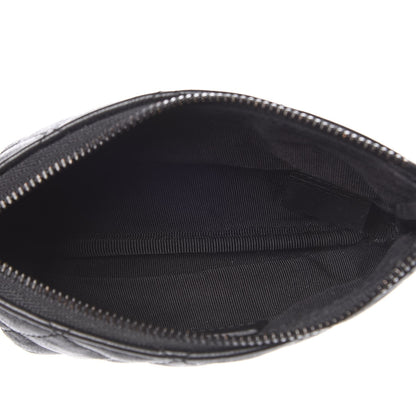 Chanel Crumpled Calfskin Quilted Small Cosmetic Case So Black 5 of 8