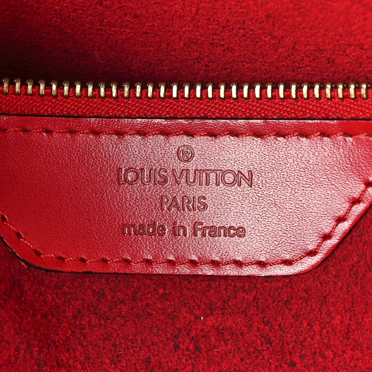 Louis Vuitton Epi Saint Jacques GM Castillan Red 6 of 13