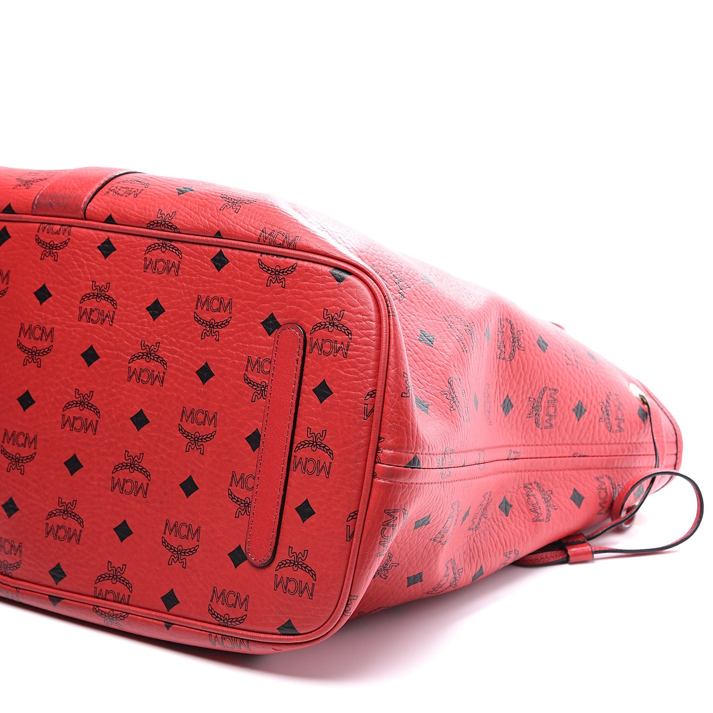 Visetos Large Liz Reversible Shopper Tote Ruby Red