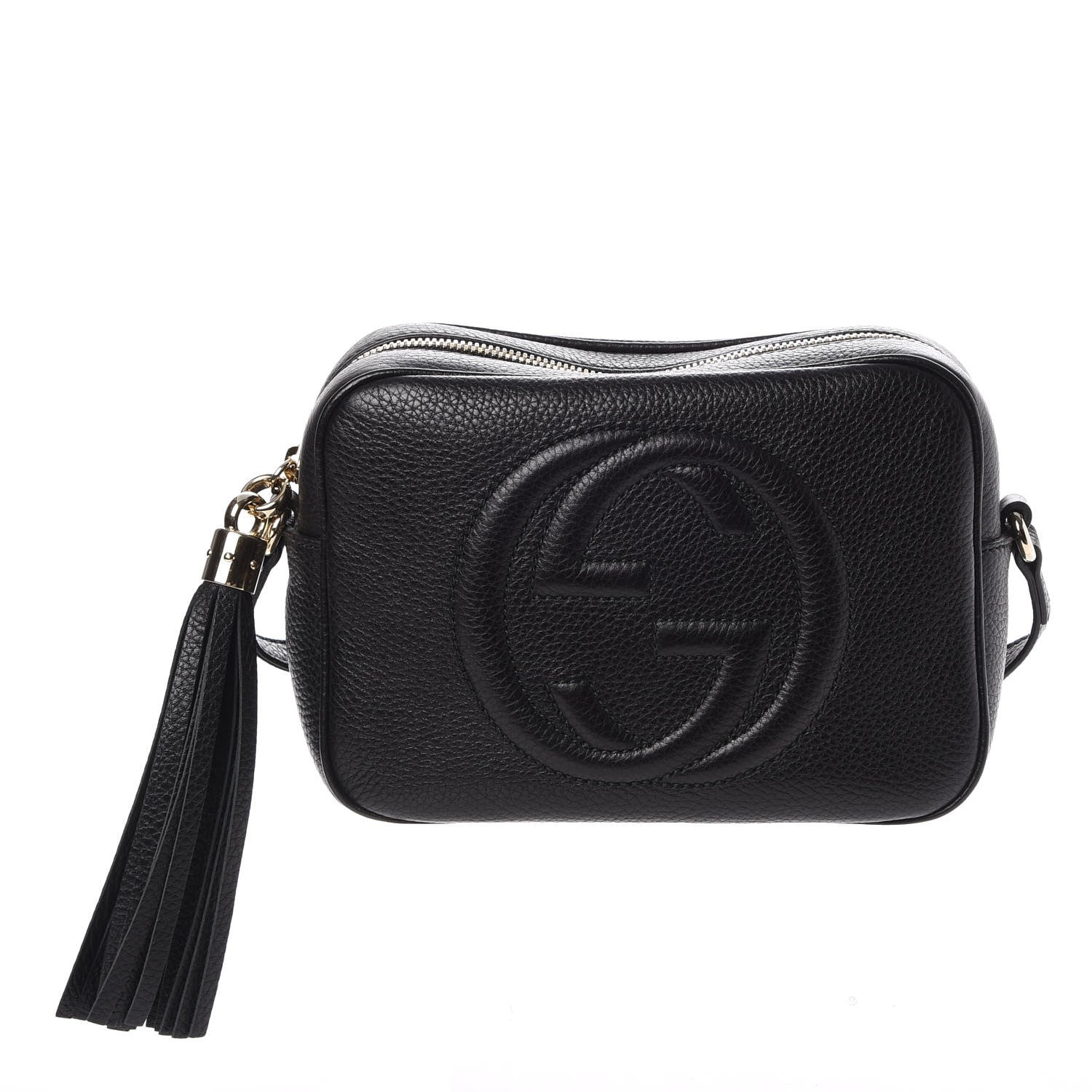Gucci Pebbled Calfskin Small Soho Disco Bag Black 1 of 7