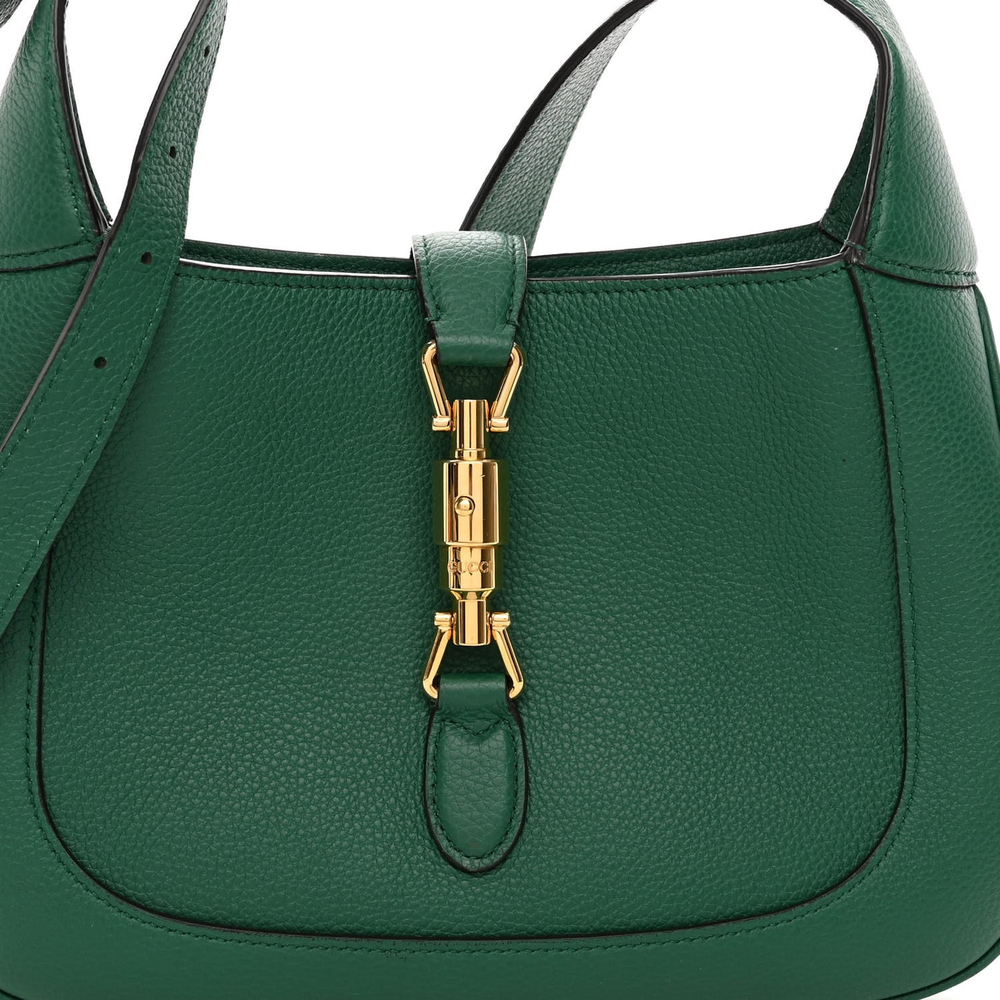 Grand Prix Calfskin Small Jackie 1961 Hobo Emerald