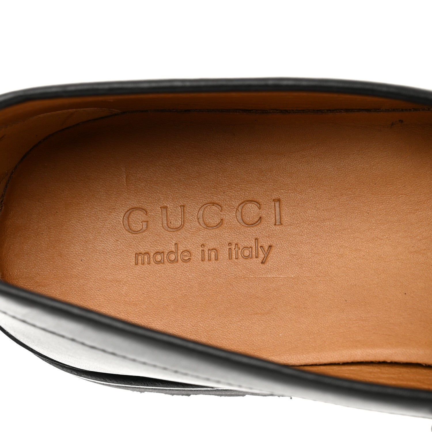 Gucci Cirano Lux Web Mens Horsebit Lug Sole Loafers 8 Black 7 of 9