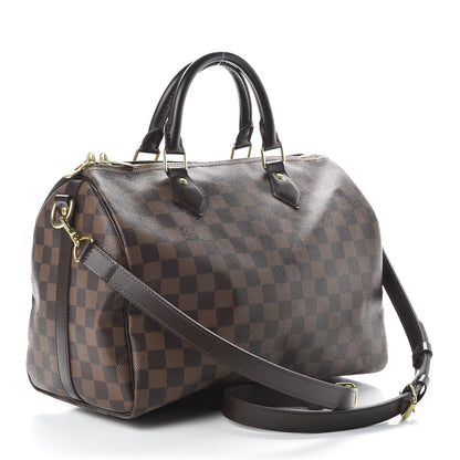 Louis Vuitton Damier Ebene Speedy Bandouliere 30 3 of 10