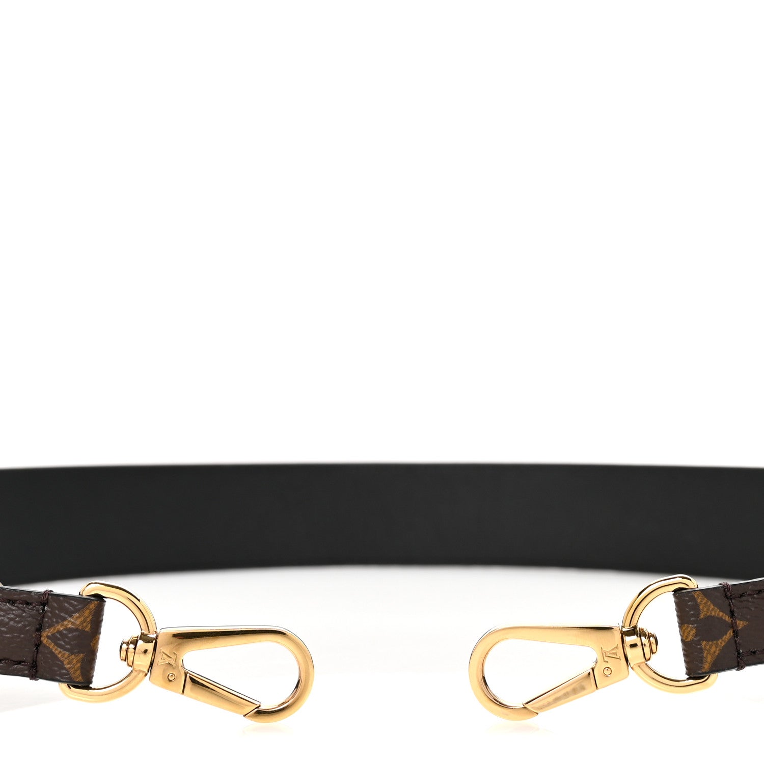 Louis Vuitton Monogram Bandouliere Shoulder Strap Black 3 of 5
