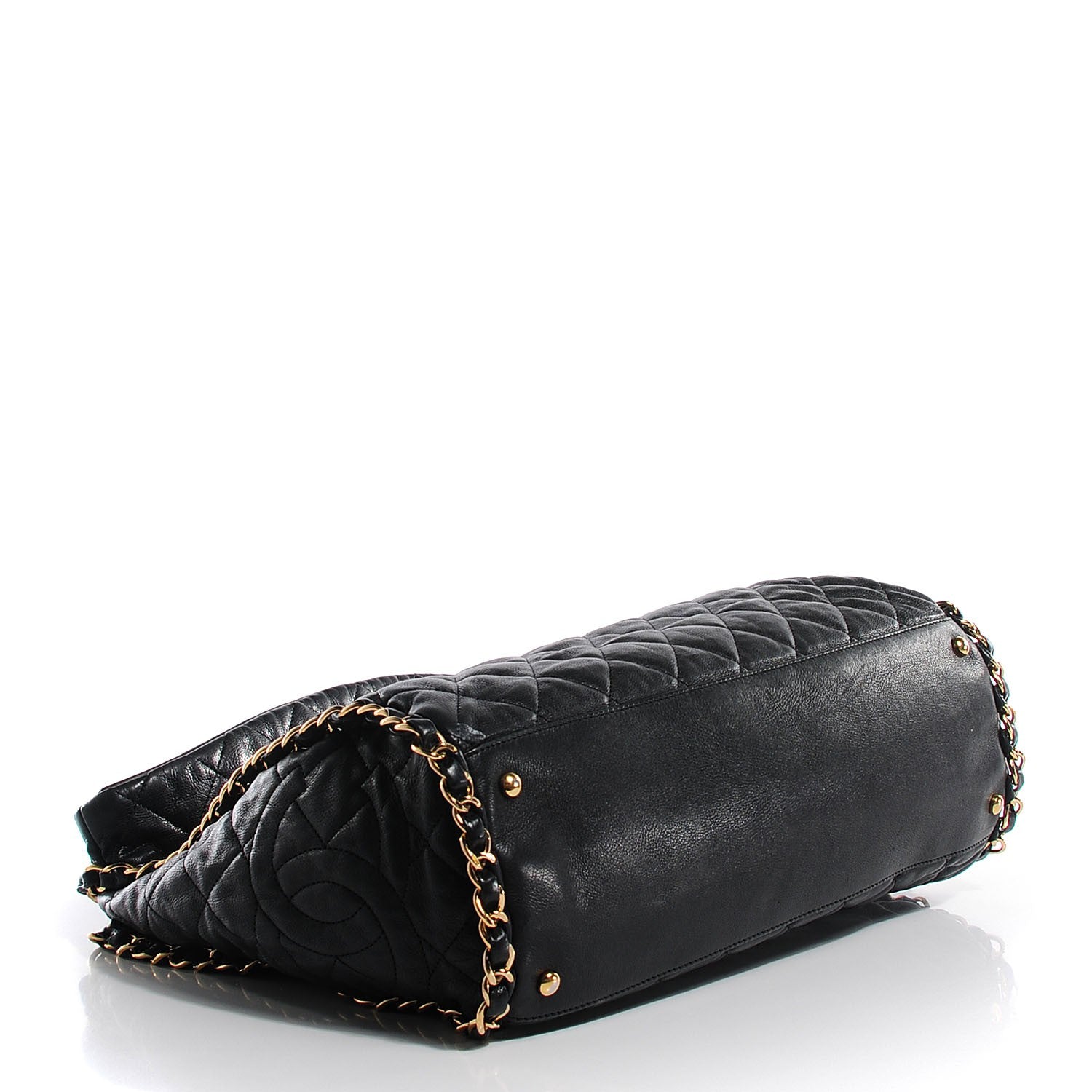 Chanel Calfskin Quilted Large Chain Me Hobo Black 4 of 7