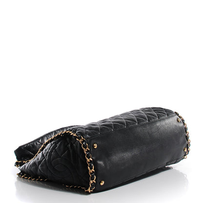Chanel Calfskin Quilted Large Chain Me Hobo Black 4 of 7