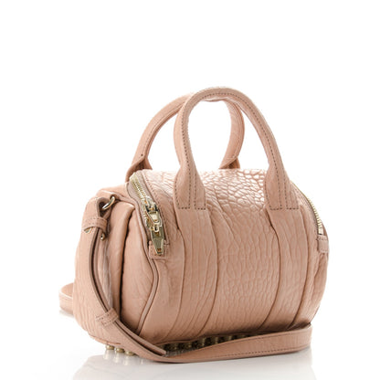 Alexander Wang Pebbled Lambskin Mini Rockie Blush Pale Gold Hardware 3 of 7