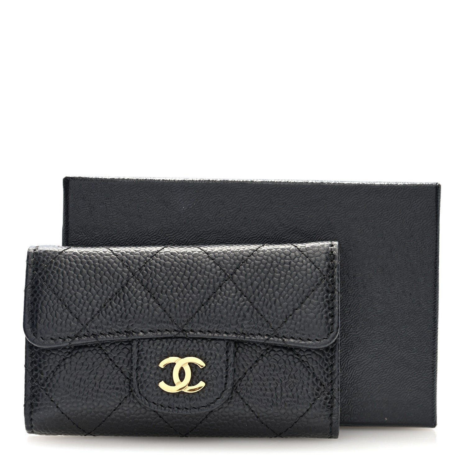 Chanel Caviar Quilted 6 Key Holder Black 8 of 8