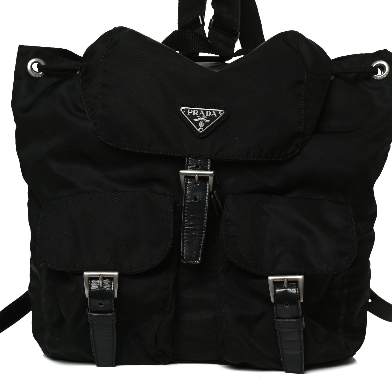 Prada Tessuto Nylon Vela Small Backpack Black 9 of 13