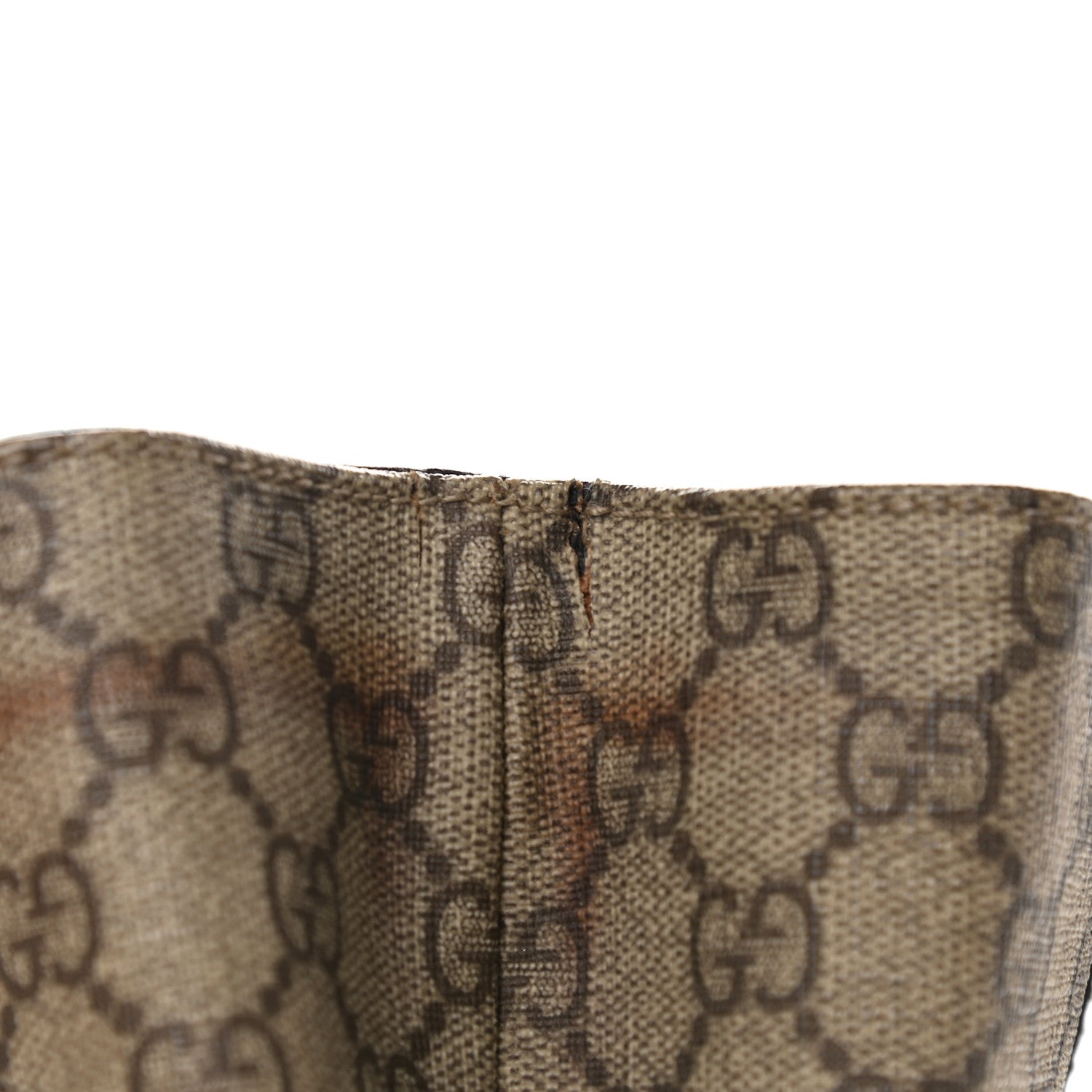 Gucci GG Plus Monogram Small Vertical Tote Dark Brown 11 of 14