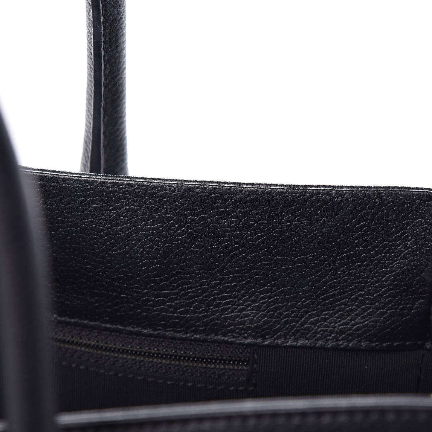 Calfskin Cerf Shopper Tote Black