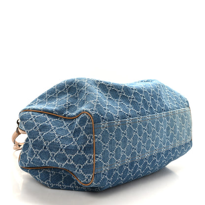 Gucci Denim Monogram Large Sukey Tote 4 of 9