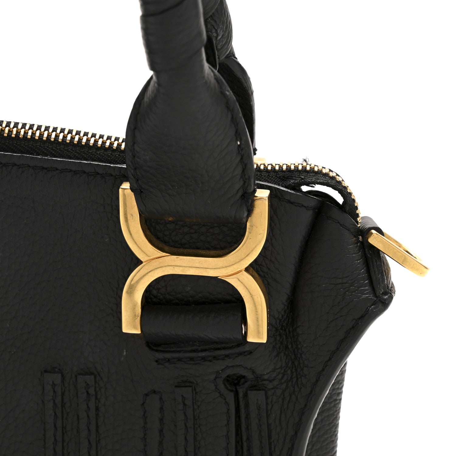 Chloe Calfskin Small Marcie Satchel Black 11 of 12