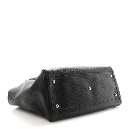 Gucci Pebbled Calfskin Medium Soho Shoulder Bag Black 4 of 10
