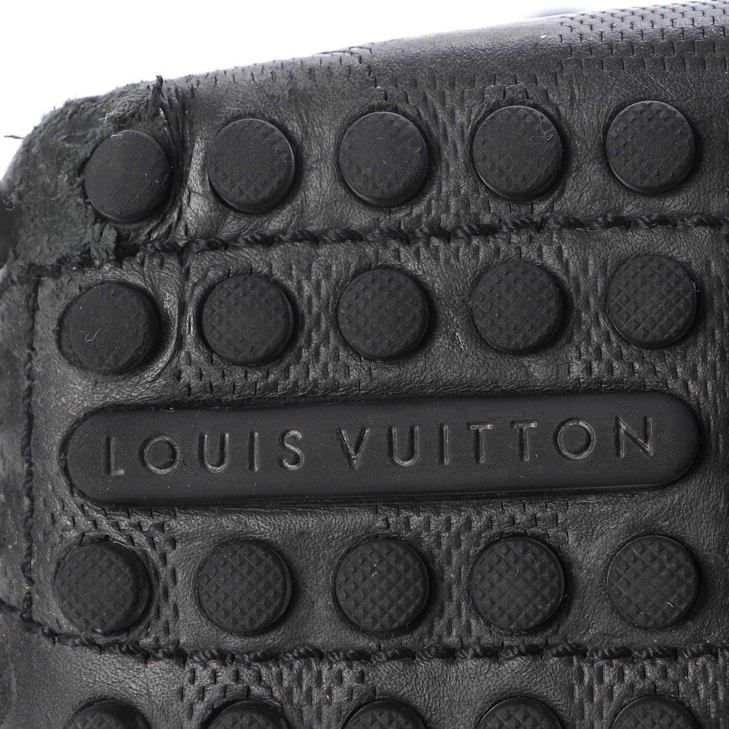 Louis Vuitton Mens Damier Hockenheim Moccasin Loafers 6 Onyx 8 of 13