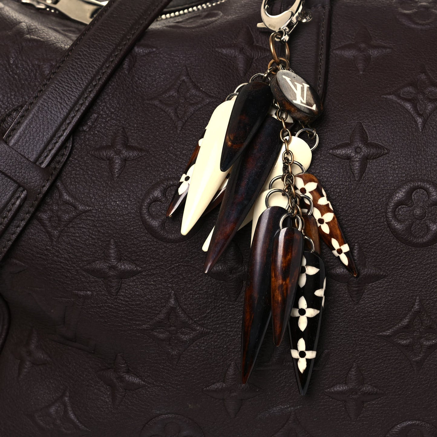 X EDUN Monogram Revelation Keepall 45 Bandouliere Brown