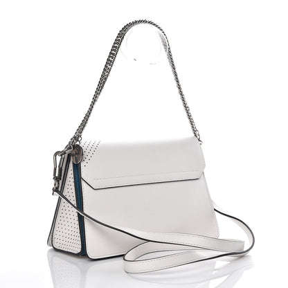 Givenchy Lambskin Perforated Small GV3 Shoulder Bag White 3 of 9