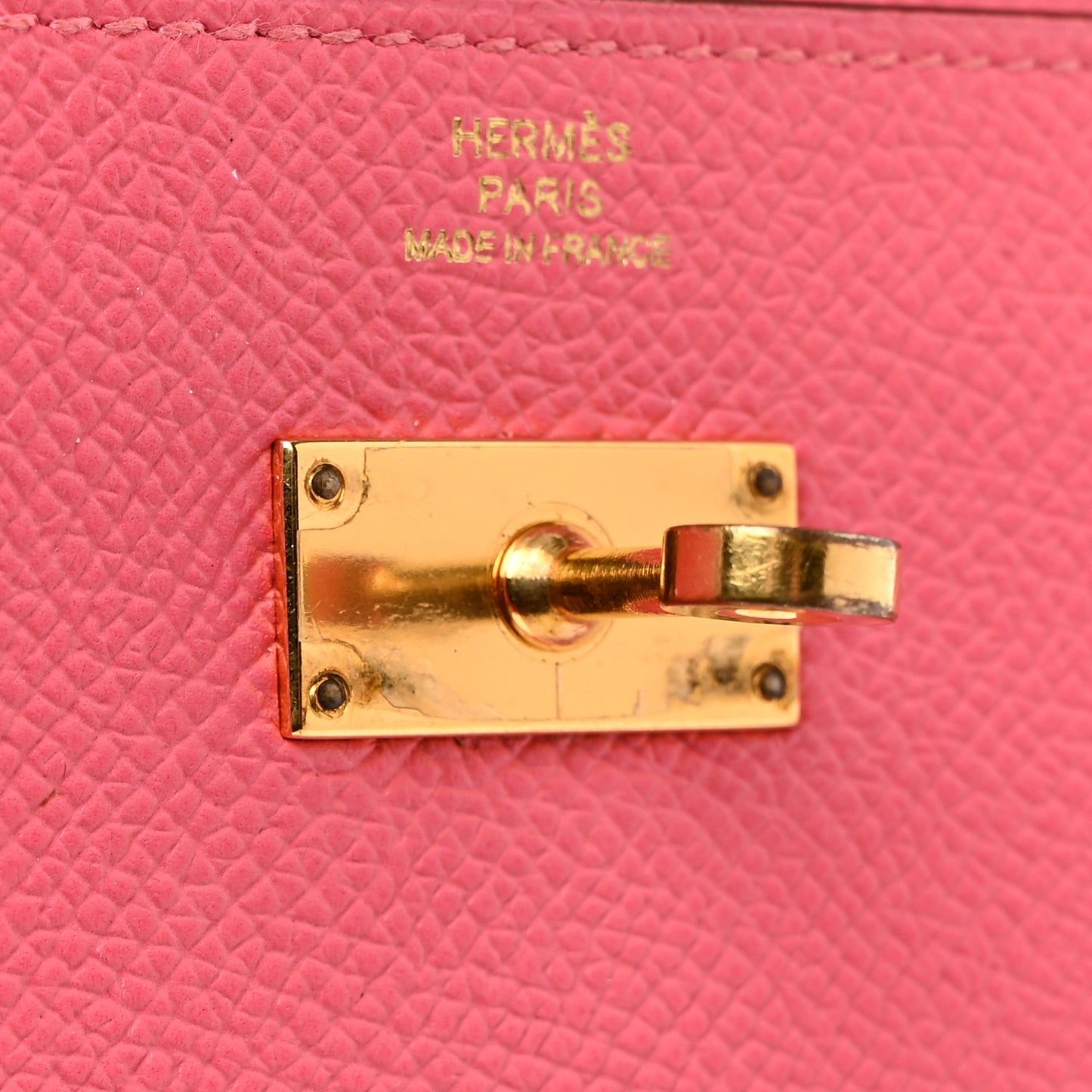 Epsom Kelly Longue Wallet Rose Azalee