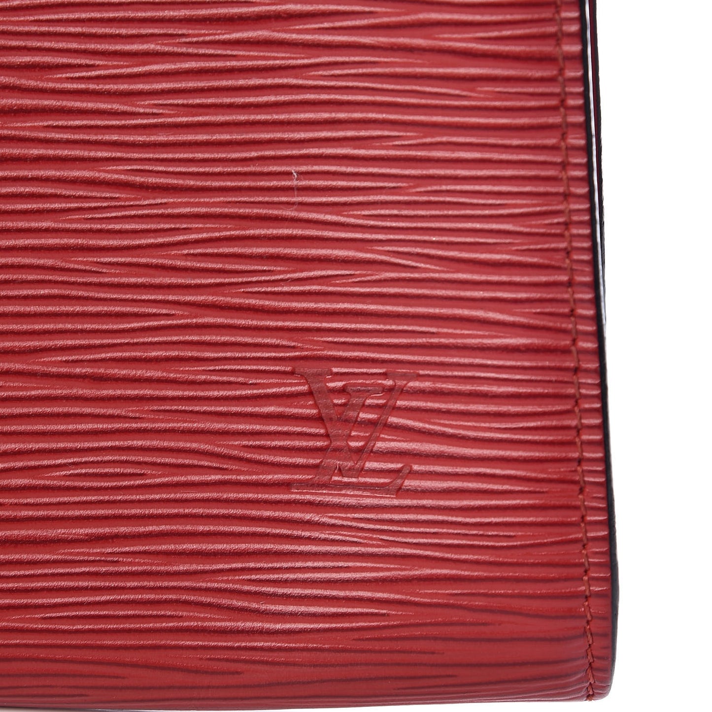 Epi Pochette Accessories 24 Castillan Red