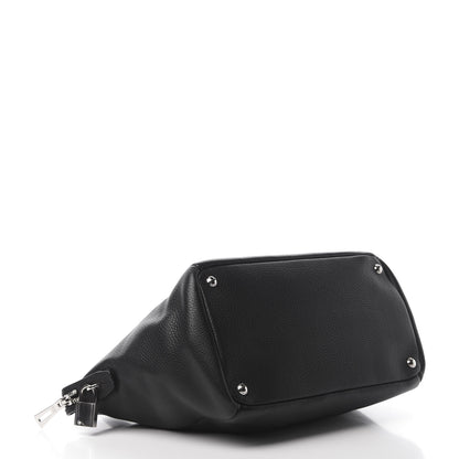 Prada Vitello Daino Double Handle Satchel Black 4 of 11