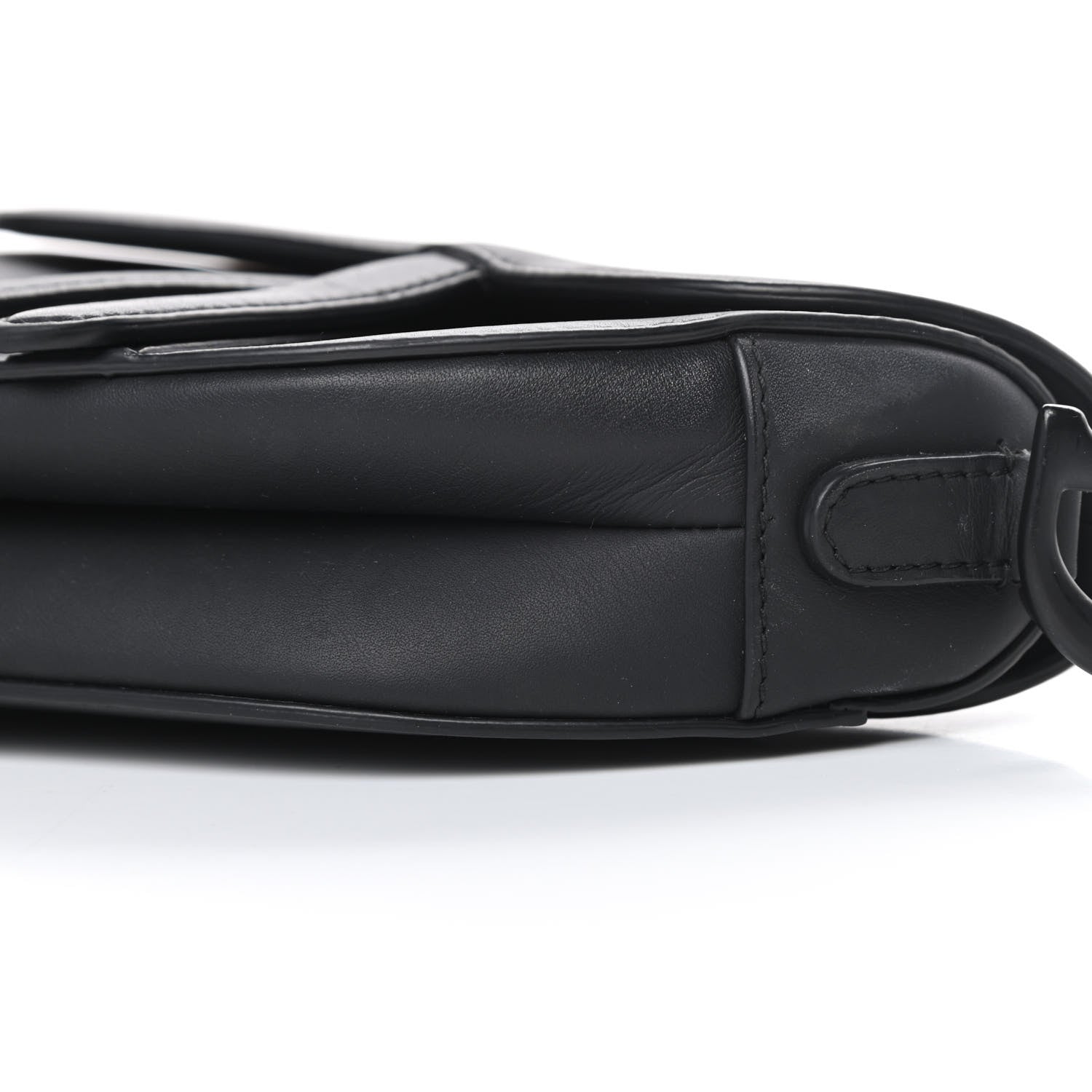 Christian Dior Ultra Matte Calfskin Mini Saddle Bag Black 10 of 15