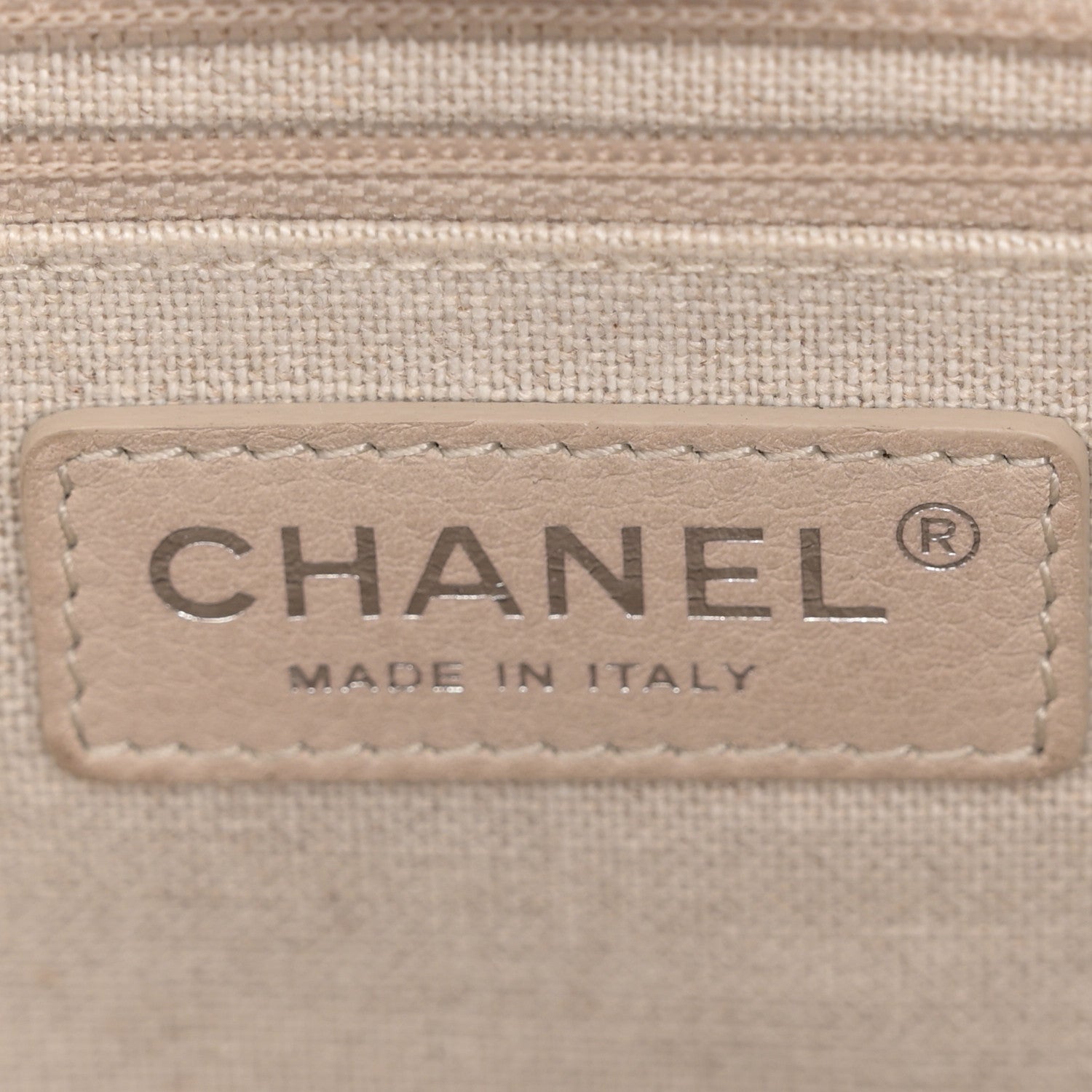 Chanel Mixed Fibers Medium Deauville Tote Beige 7 of 16