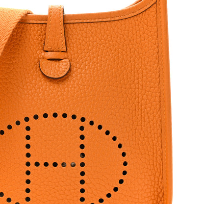Hermes Taurillon Clemence Evelyne TPM Abricot 8 of 12