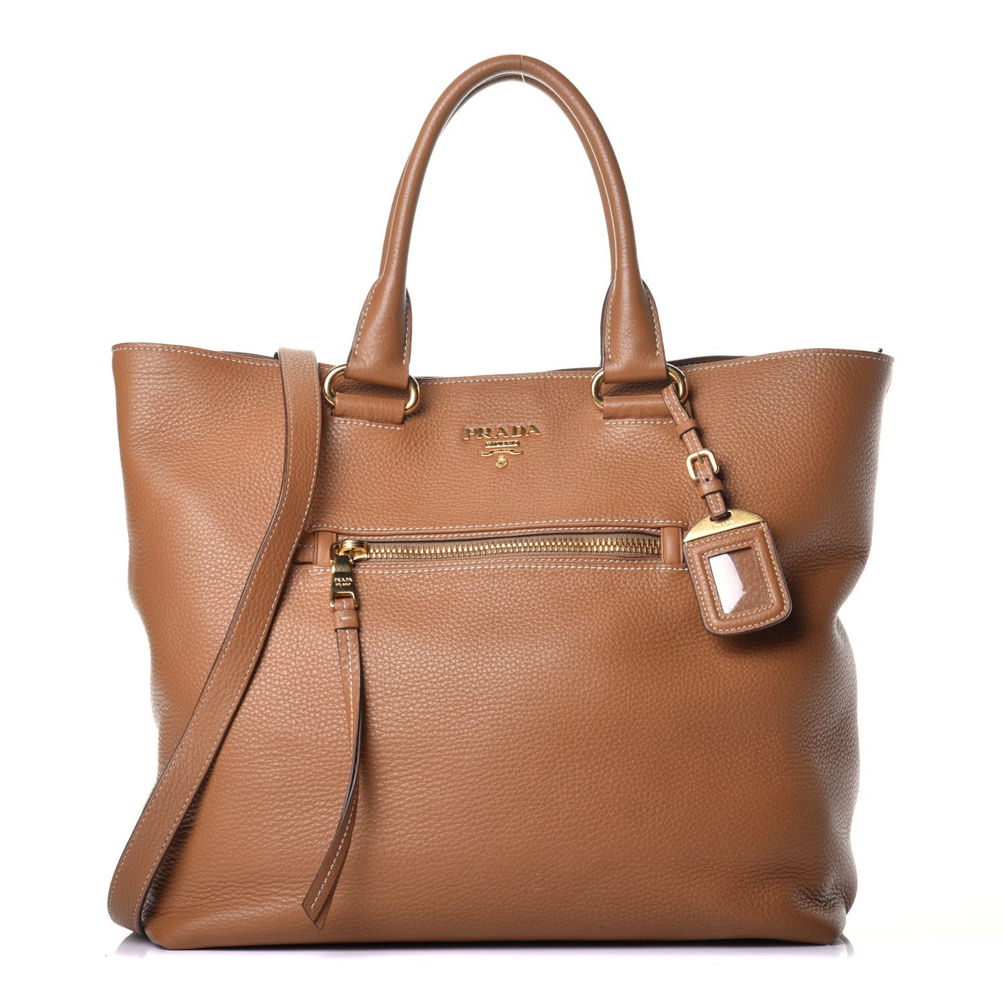 Vitello Daino Tote Caramel