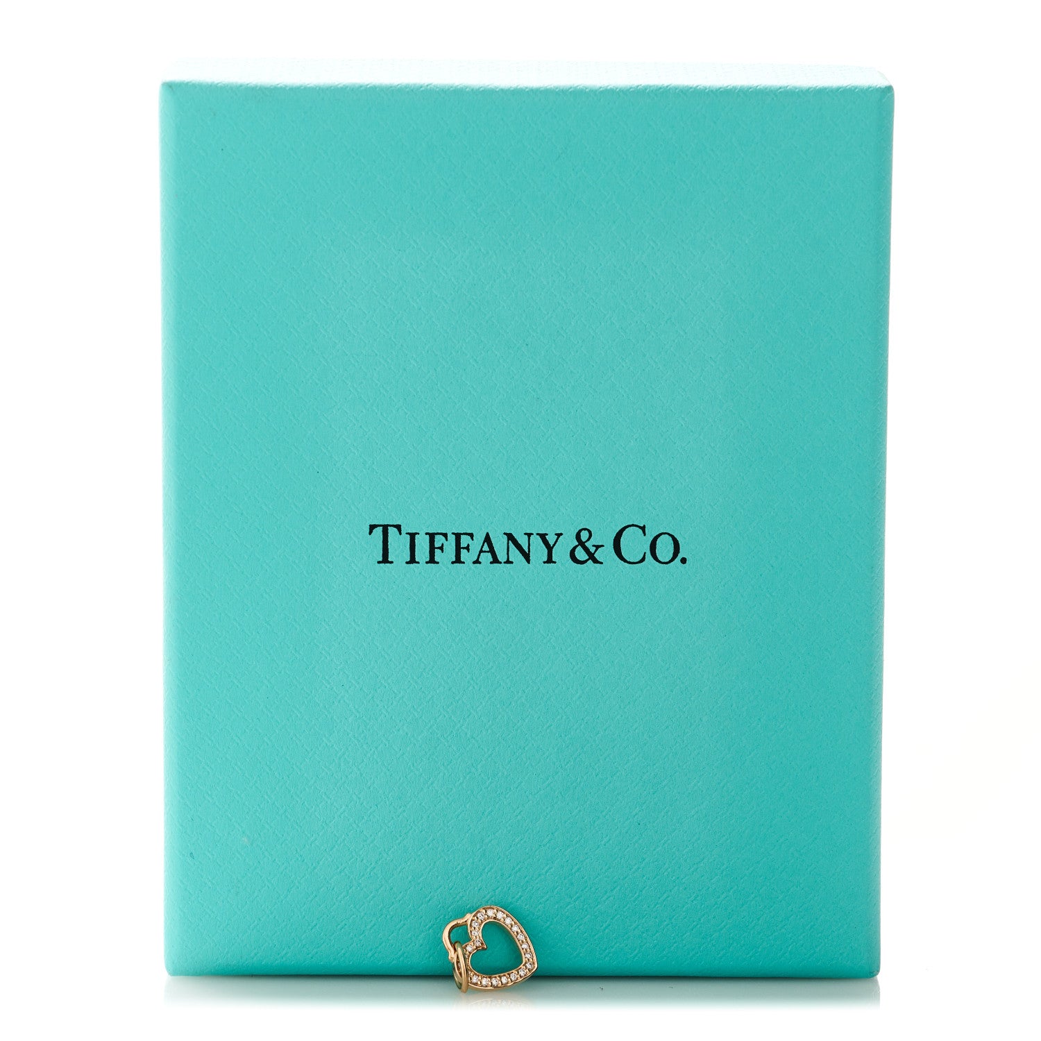 Tiffany 18K Rose Gold Diamond Sentimental Heart Pendant 4 of 4