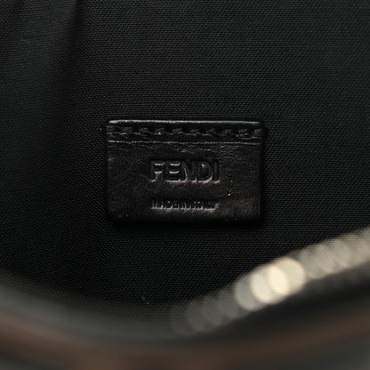 Fendi Vitello FF 1974 Embossed Pouch Maya Black 6 of 10