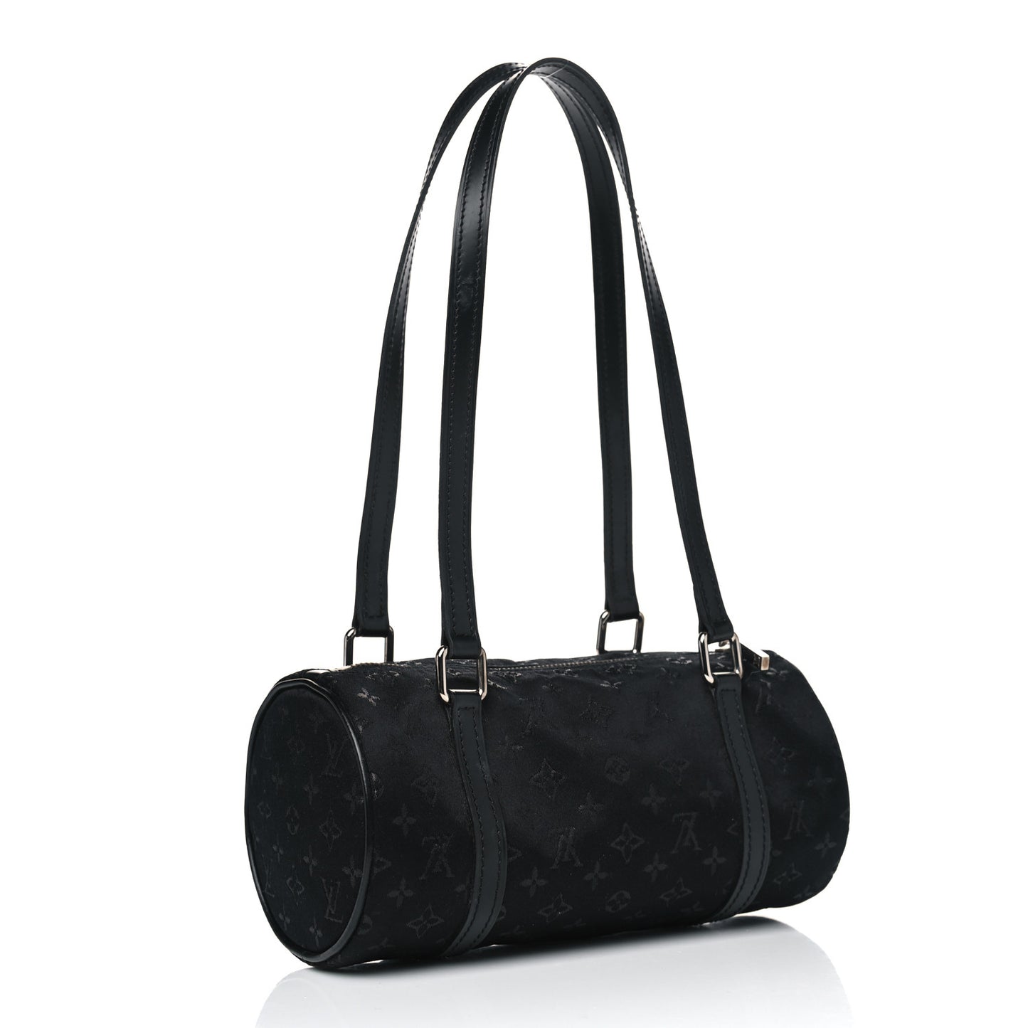 Satin Monogram Mini Papillon Black