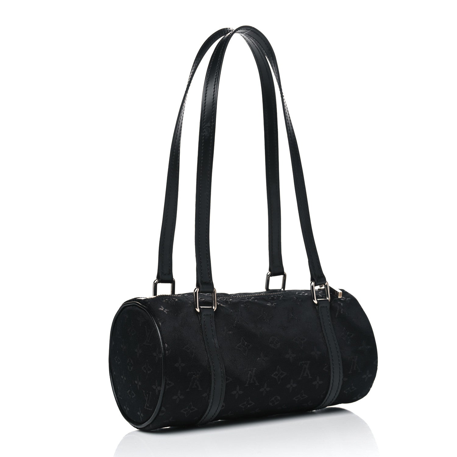 Louis Vuitton Satin Monogram Mini Papillon Black 2 of 4