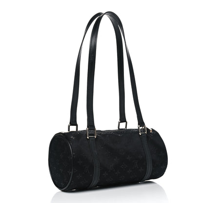 Louis Vuitton Satin Monogram Mini Papillon Black 2 of 4