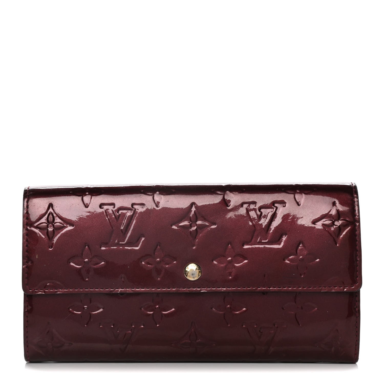 Louis Vuitton Vernis Sarah Wallet Amarante 1 of 17