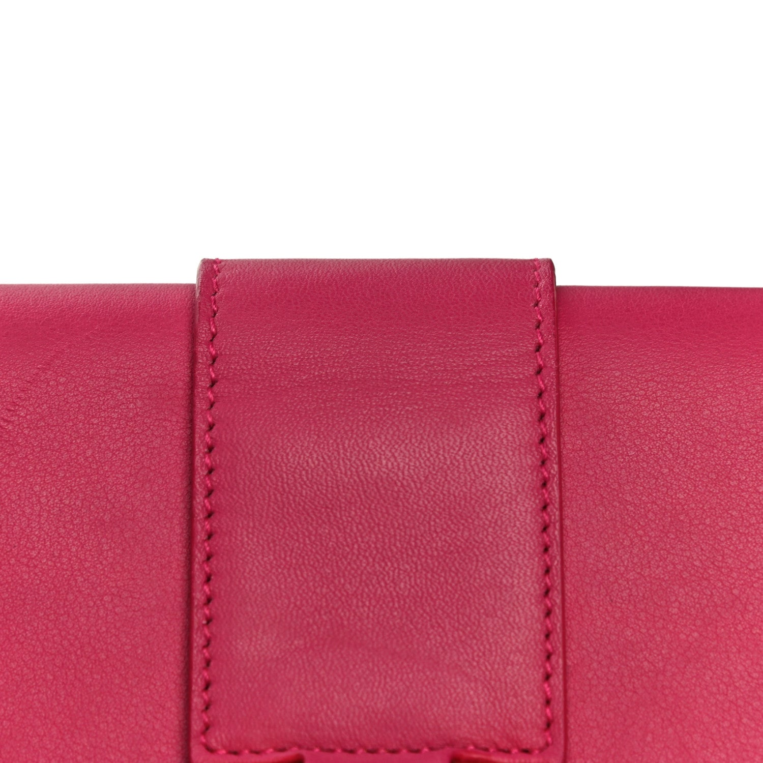 Saint Laurent Calfskin Classic Y Ligne Clutch Fuchsia 24 of 29