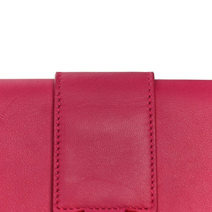 Saint Laurent Calfskin Classic Y Ligne Clutch Fuchsia 24 of 29
