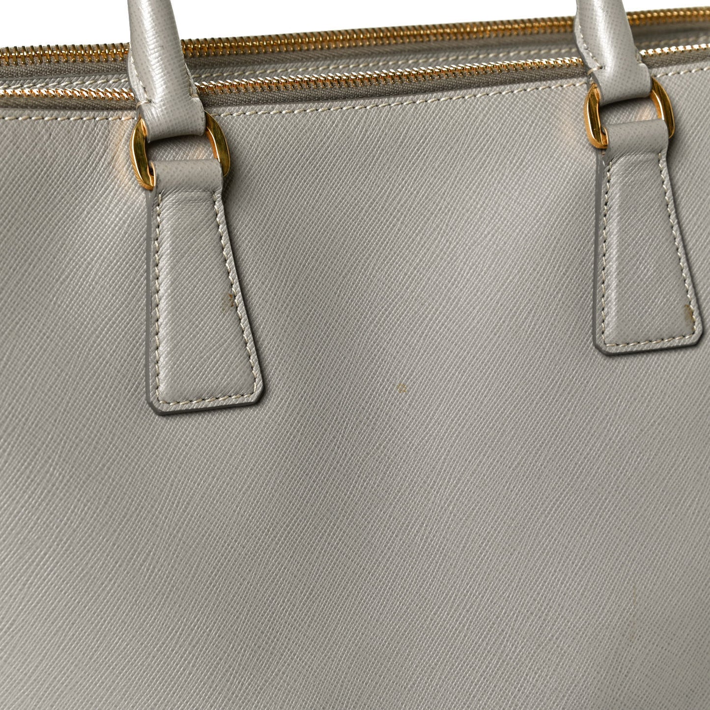 Saffiano Large Galleria Double Zip Tote Pomice