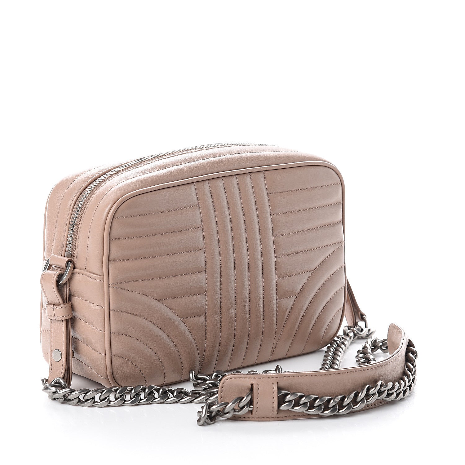 Prada Soft Calfskin Diagramme Crossbody Bag Cipria 2 of 8