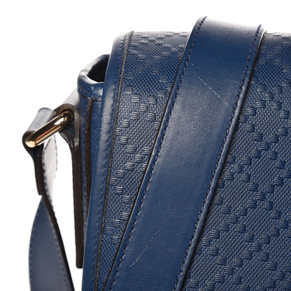 Gucci Diamante Medium Flap Messenger Bag Blue 16 of 19