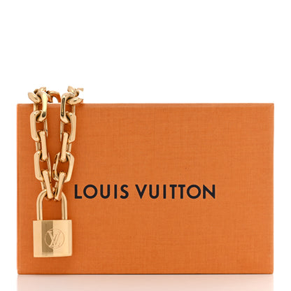 Louis Vuitton LV Edge Necklace Cadenas Gold 8 of 8
