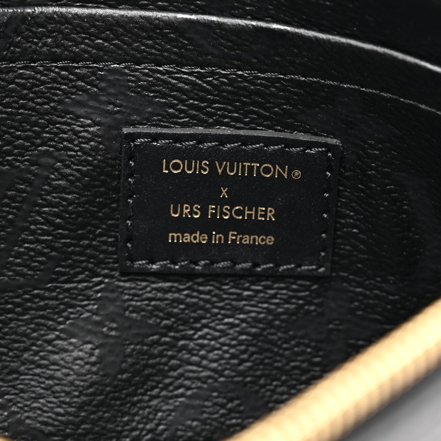 Louis Vuitton X UF Tufted Monogram Pochette Accessories Black Red Black Red 5 of 8