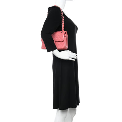 Chanel Caviar Quilted Small Double Flap Pink 2 of 11