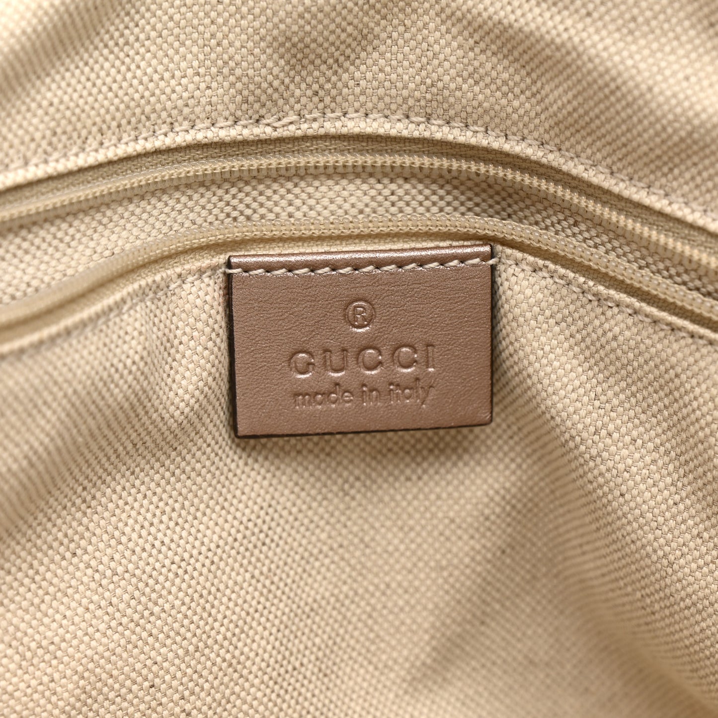 Metallic Microguccissima Medium Sukey Top Handle Bag Dark Cipria