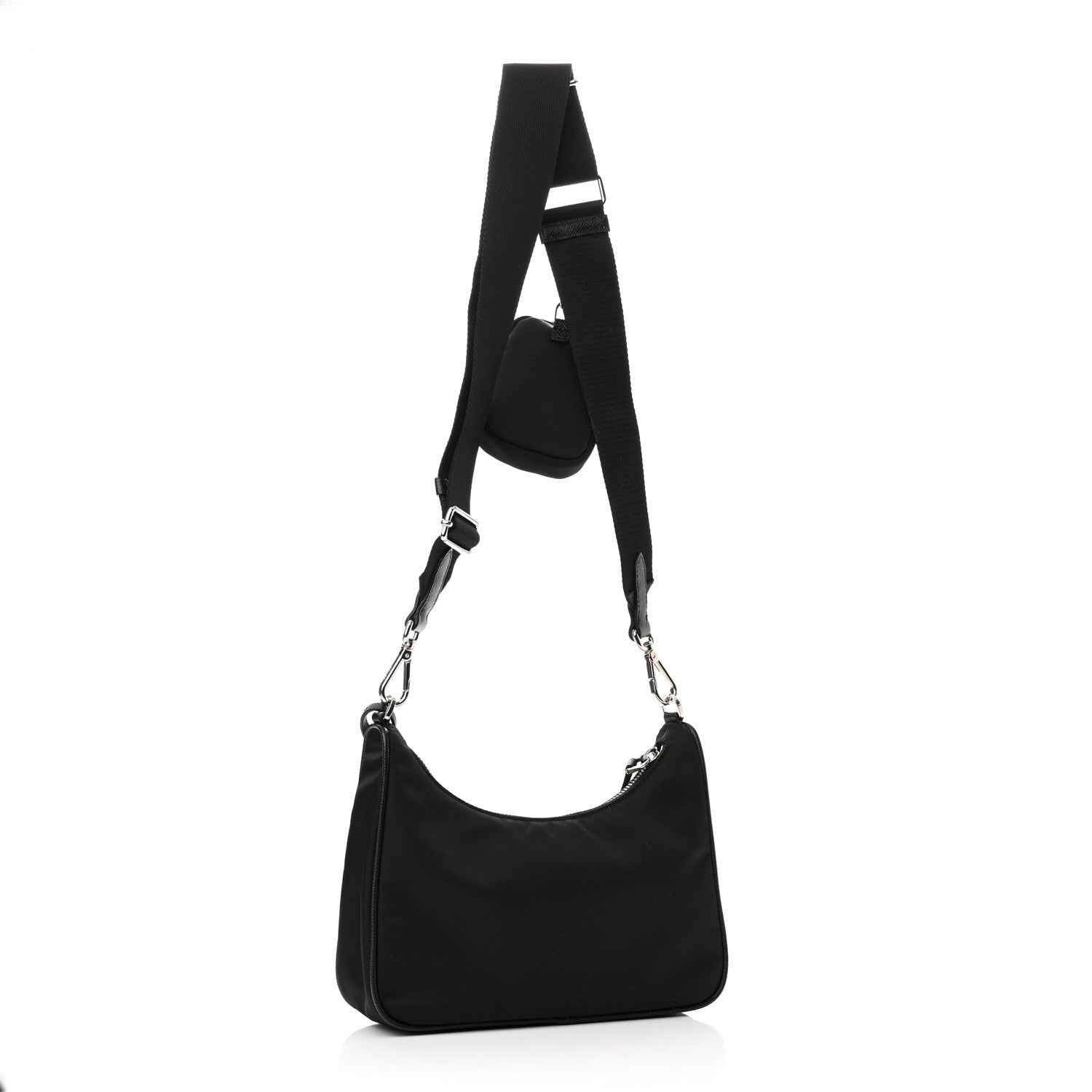 Prada Nylon Re-Edition 2005 Shoulder Bag Black 3 of 9