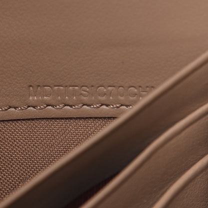 Burberry Haymarket Check Henley Wallet On Chain Mid Camel 8 of 10